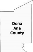 Doña Ana County Map New Mexico