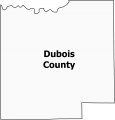Dubois County Map Indiana