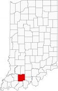 Dubois County Map Indiana Locator