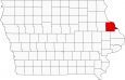 Dubuque County Map Iowa Locator