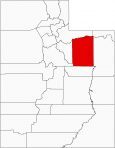 Duchesne County Map Utah Locator