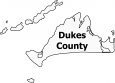 Dukes County Map Massachusetts