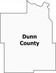 Dunn County Map North Dakota