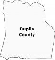 Duplin County Map North Carolina