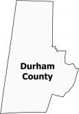 Durham County Map North Carolina