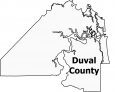 Duval County Map Florida