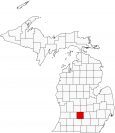 Eaton County Map Michigan Locator
