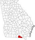 Echols County Map Georgia Locator