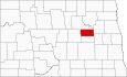 Eddy County Map North Dakota Locator