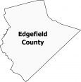 Edgefield County Map South Carolina