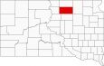 Edmunds County Map South Dakota Locator