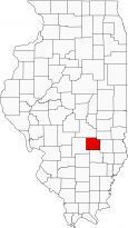 Effingham County Map Illinois