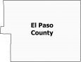 El Paso County Map Colorado