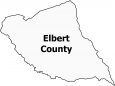 Elbert County Map Georgia