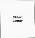 Elkhart County Map Indiana