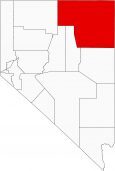 Elko County Map Nevada Locator