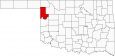 Ellis County Map Oklahoma Locator