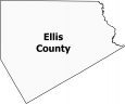 Ellis County Map Texas