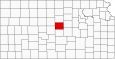 Ellsworth County Map Kansas Inset