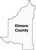 Elmore County Map Idaho