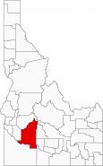 Elmore County Map Idaho Locator