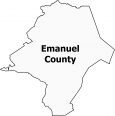 Emanuel County Map Georgia