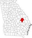 Emanuel County Map Georgia Locator