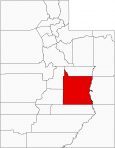Emery County Map Utah Locator
