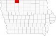 Emmet County Map Iowa Locator