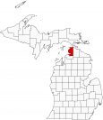 Emmet County Map Michigan Locator