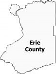 Erie County Map New York