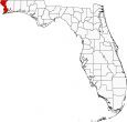 Escambia County Map Florida Locator