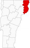 Essex County Map Vermont Locator