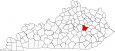 Estill County Map Kentucky Locator