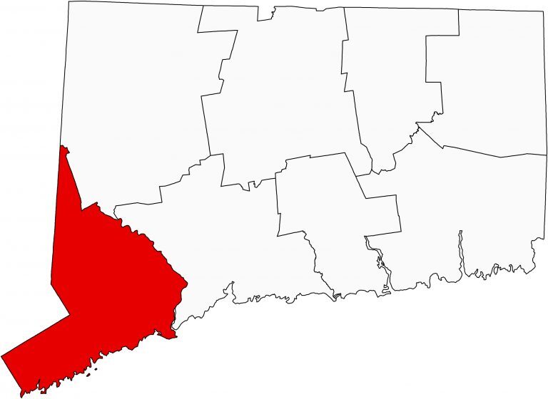 Connecticut County Map - GIS Geography