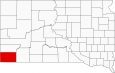 Fall River County Map South Dakota Locator
