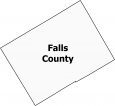 Falls County Map Texas