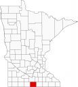 Faribault County Map Minnesota Locator