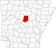 Faulkner County Map Arkansas Locator