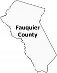 Fauquier County Map Virginia