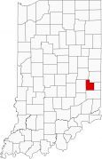 Fayette County Map Indiana Locator
