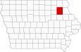 Fayette County Map Iowa Locator