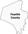 Fayette County Map Kentucky