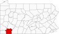 Fayette County Map Pennsylvania Locator