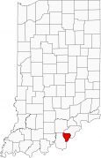 Floyd County Map Indiana Locator