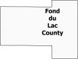 Fond du Lac County Map Wisconsin