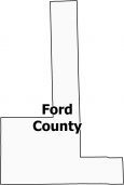 Ford County Map Illinois Locator