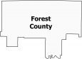 Forest County Map Pennsylvania