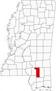 Forrest County Map Mississippi Locator