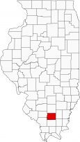 Franklin County Map Illinois